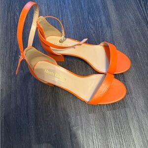 Women's Vibrant Orange Heels